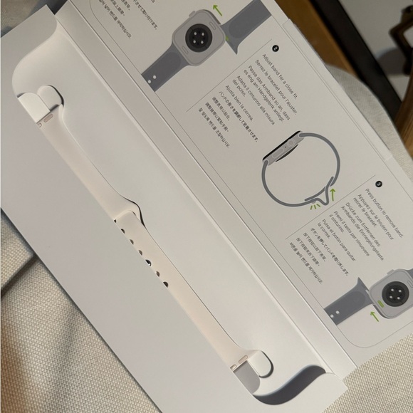 MWXALW/A Apple Watch Series 10 42mm Rose Gold Al L BIsh STRAP ONLY - Picture 1 of 2